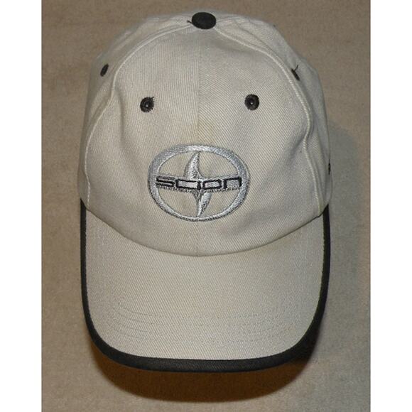 Vtg Falcon Headwear Toyota Scion Baseball Hat Cap Gray Adjustable - Picture 1 of 4